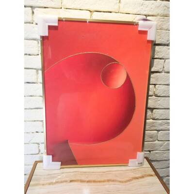 Decorative painting decorated with a clockwork - 5