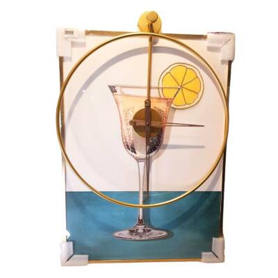 Decorative painting decorated with a clockwork - 1