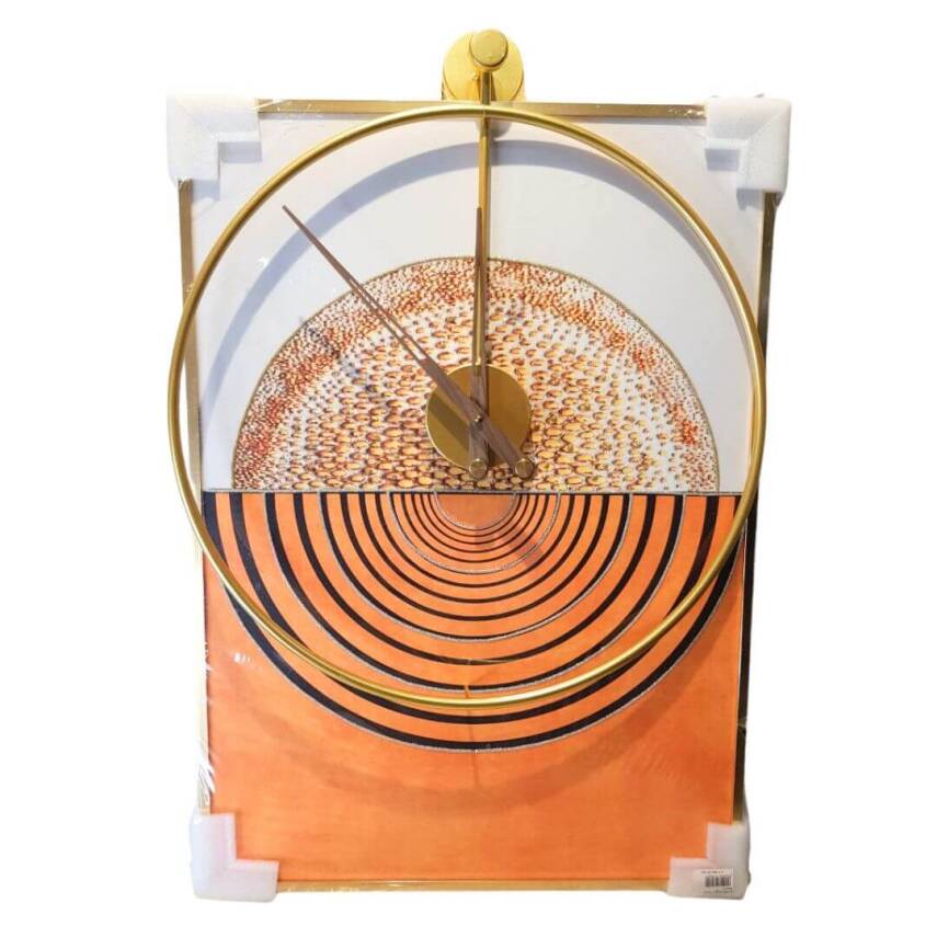 Decorative painting decorated with a clockwork - 1