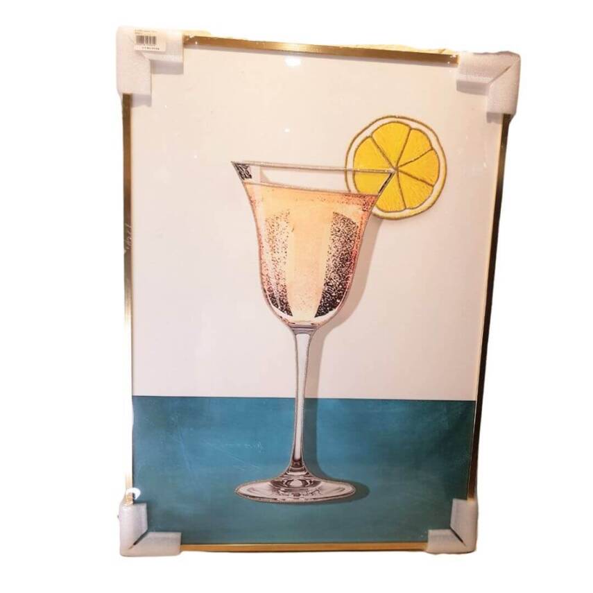 Saat mexanizmi ilə bəzədilmiş dekorativ rəsm - 2