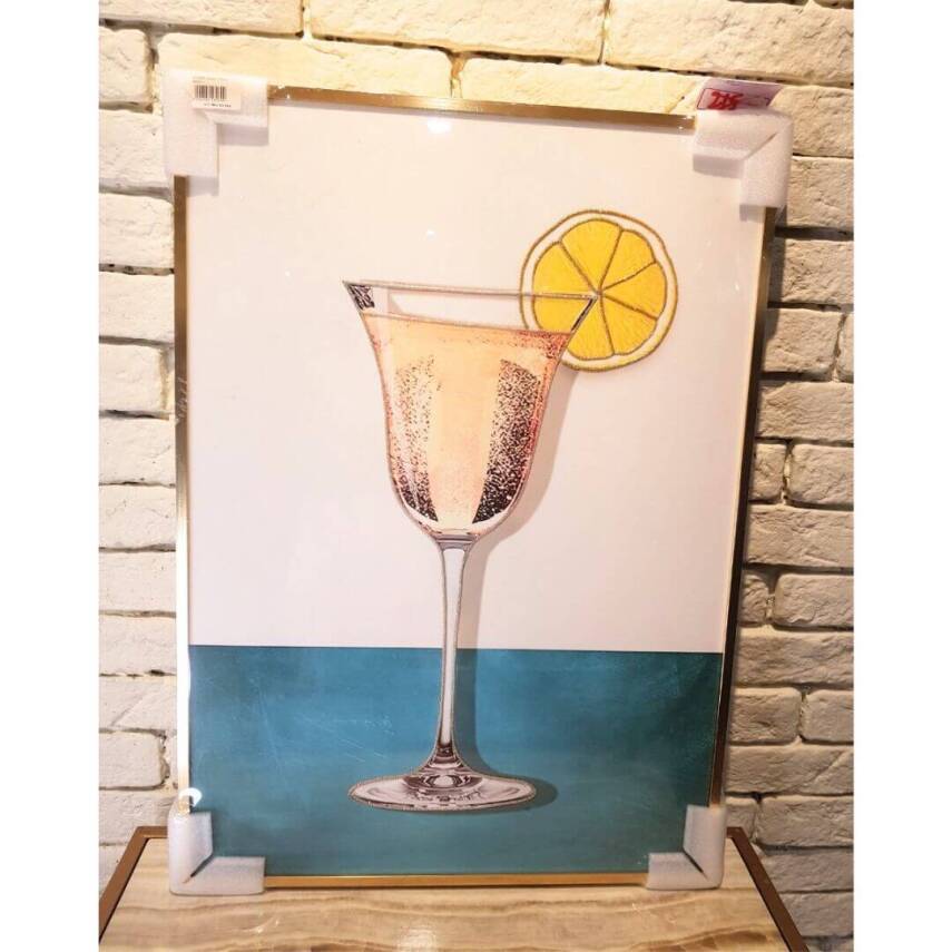 Saat mexanizmi ilə bəzədilmiş dekorativ rəsm - 5