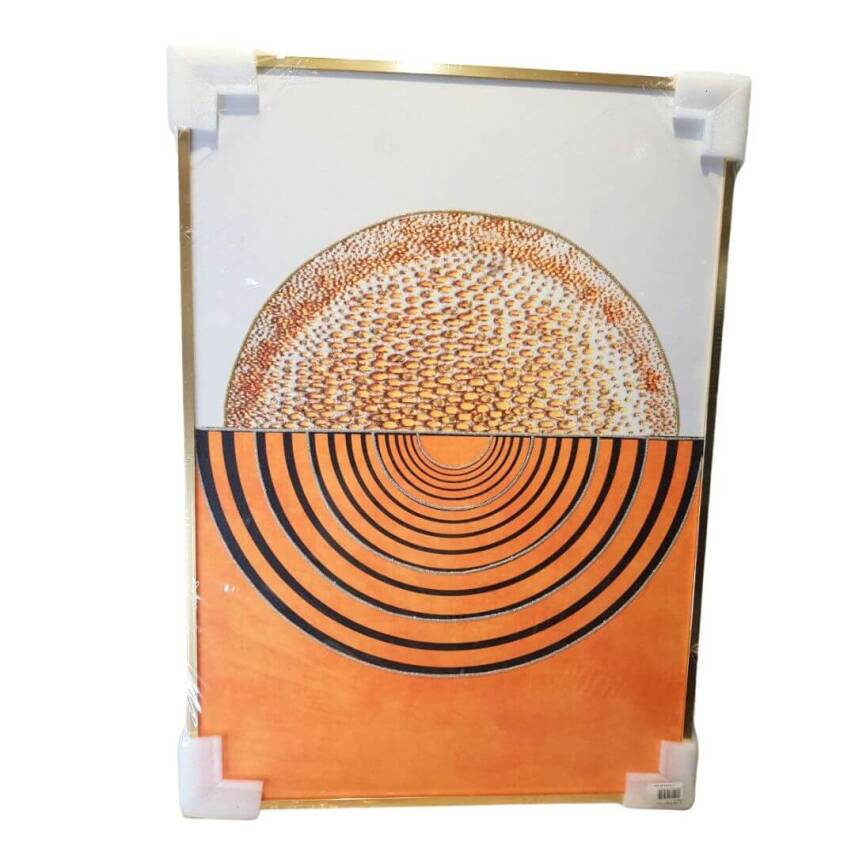 Saat mexanizmi ilə bəzədilmiş dekorativ rəsm - 2