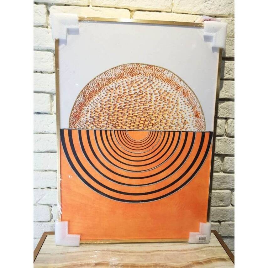 Saat mexanizmi ilə bəzədilmiş dekorativ rəsm - 5