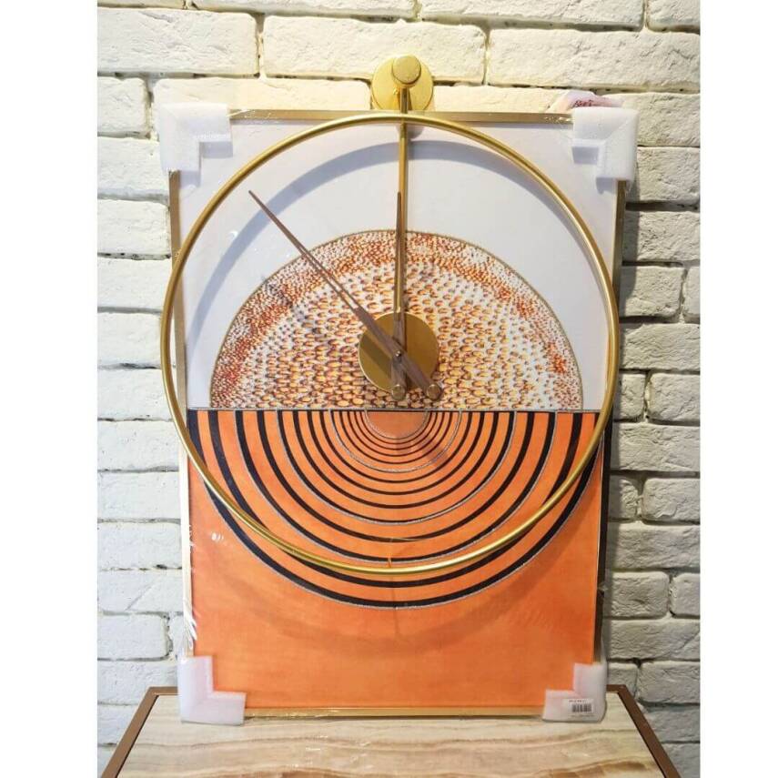 Saat mexanizmi ilə bəzədilmiş dekorativ rəsm - 4